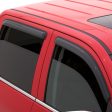 AVS 07-12 Nissan Versa Hatch Ventvisor Outside Mount Window Deflectors 4pc - Smoke Discount