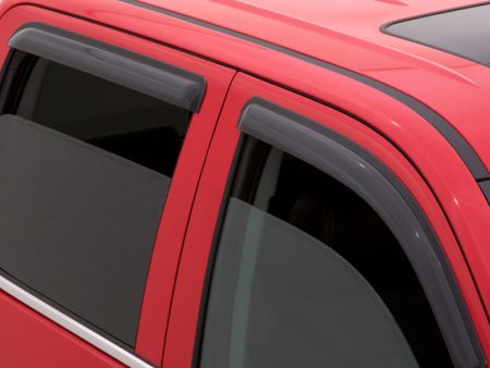 AVS 07-12 Nissan Versa Hatch Ventvisor Outside Mount Window Deflectors 4pc - Smoke Discount