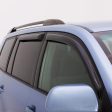 AVS 01-06 Hyundai Santa Fe Ventvisor Outside Mount Window Deflectors 4pc - Smoke Online now