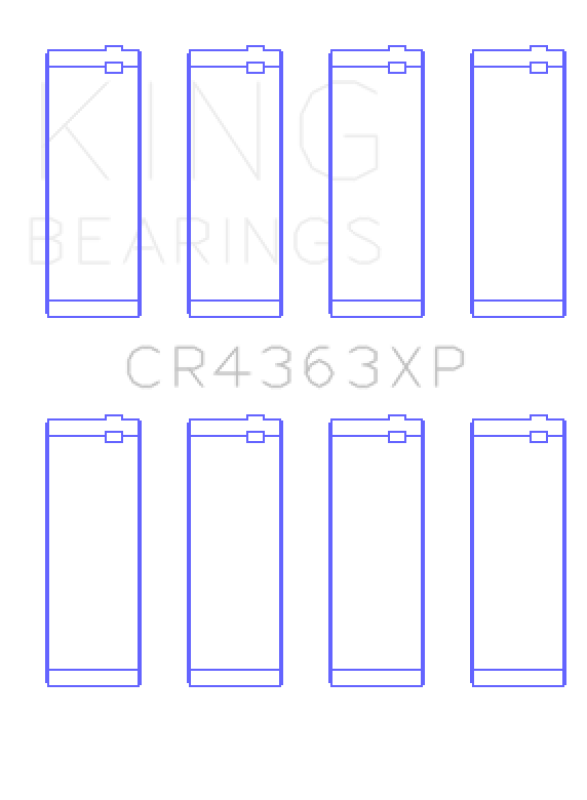 King Engine Bearings Gm 134 DOHC Ecotec 2.2L (Size STDX) Connecting Rod Bearing Set Online Hot Sale