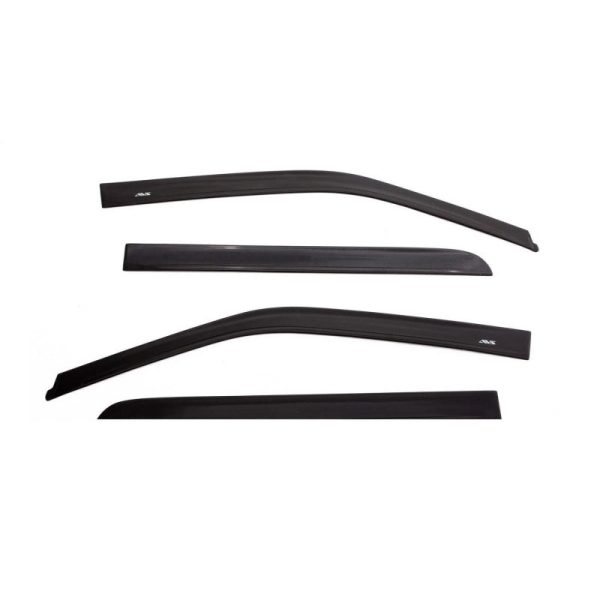 AVS 2019 Chevrolet Silverado 1500 Ext Cab Ventvisor Low Profile Window Deflectors 4pc - Matte Black For Discount