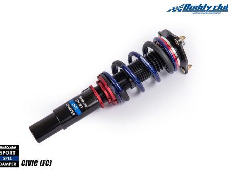 Buddy Club - Sport Spec Damper Coilovers Kit Honda Civic 16+ Coupe Sedan Non-Si (BC02-SSHFC1) Hot on Sale