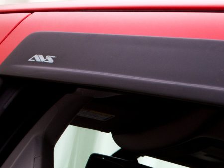 AVS 2019 Chevrolet Silverado 1500 Ext Cab Ventvisor Low Profile Window Deflectors 4pc - Matte Black For Discount