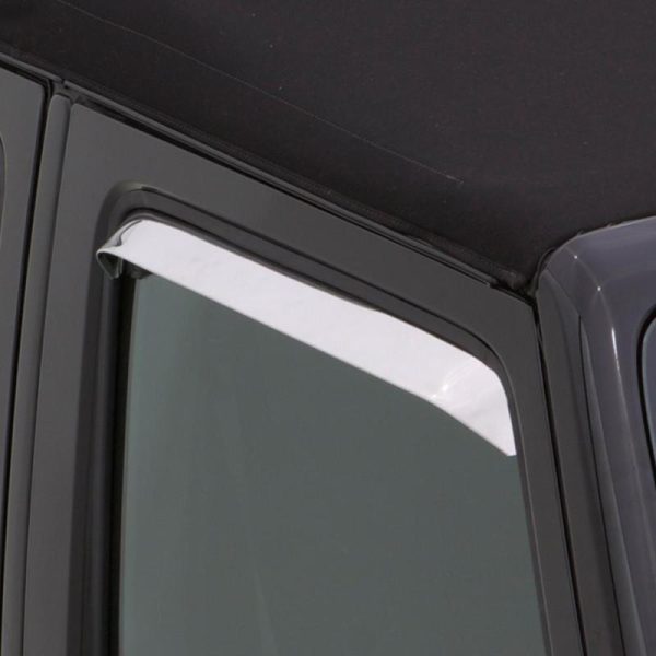 AVS 82-93 GMC Sonoma Ventshade Window Deflectors 2pc - Stainless Hot on Sale