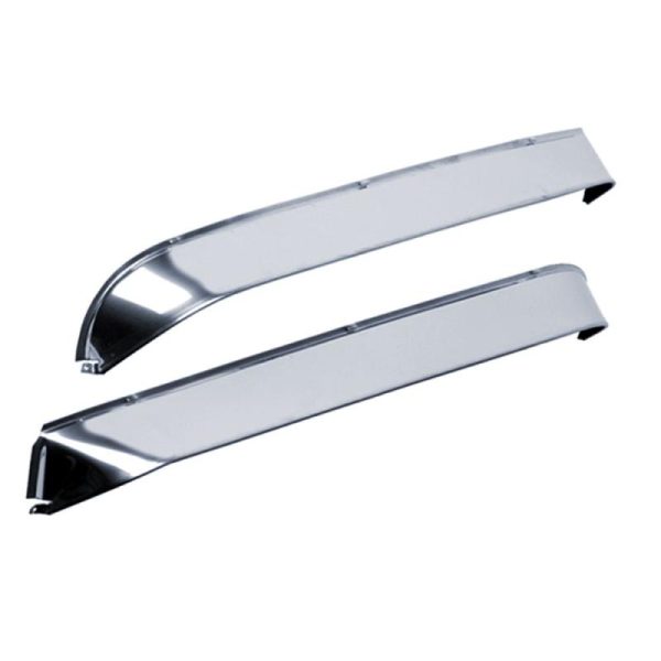 AVS 82-93 GMC Sonoma Ventshade Window Deflectors 2pc - Stainless Hot on Sale