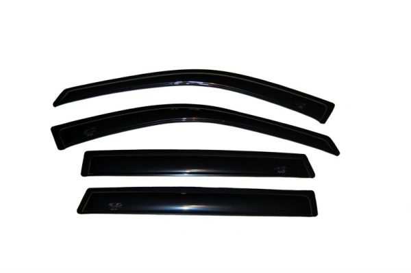 AVS 01-06 Hyundai Santa Fe Ventvisor Outside Mount Window Deflectors 4pc - Smoke Online now