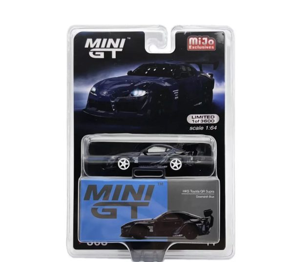 Mini GT HKS Toyota GR Supra MK5 DownShift Blue A90 Chase #368 Online