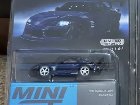 Mini GT HKS Toyota GR Supra MK5 DownShift Blue A90 Chase #368 Online