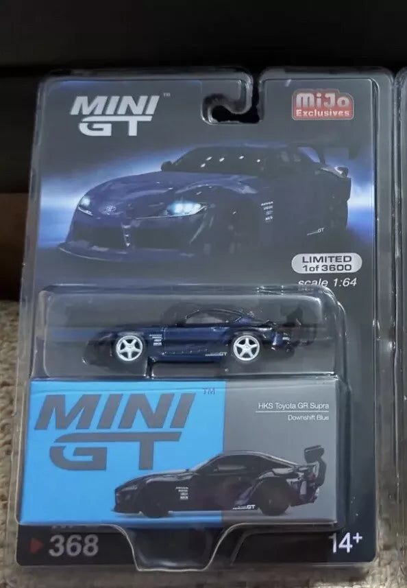 Mini GT HKS Toyota GR Supra MK5 DownShift Blue A90 Chase #368 Online