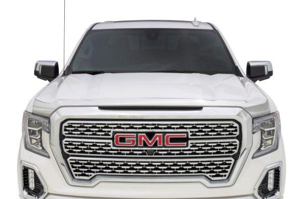 AVS 19-22 GMC Sierra 1500 Aeroskin Low Profile Hood Shield - Chrome on Sale