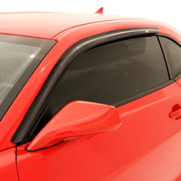 AVS 08-11 Ford Focus Coupe Ventvisor Outside Mount Window Deflectors 2pc - Smoke Fashion