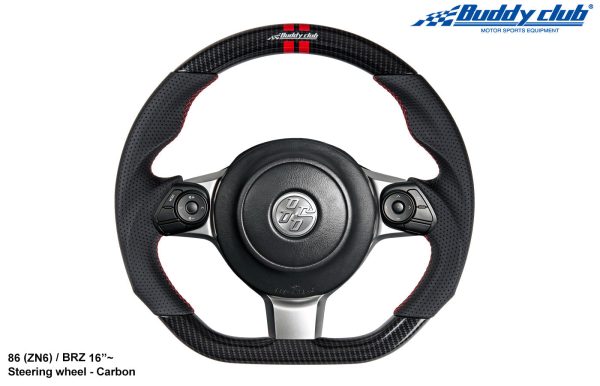 Buddy Club - Sport Steering Wheel 86 BRZ 17+ -Carbon Style (BC08-RSSWZNMC-C) Fashion