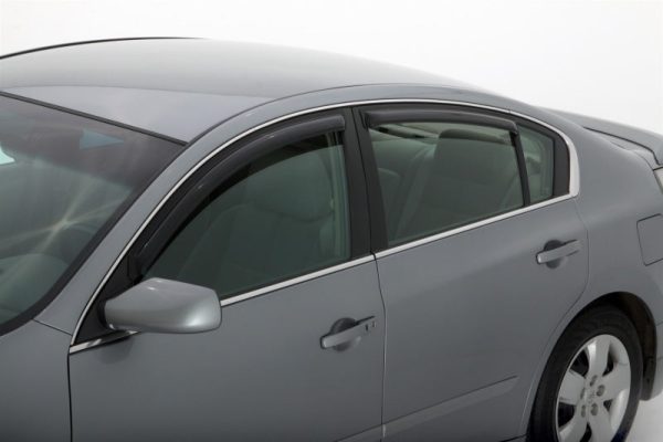 AVS 07-12 Nissan Altima Ventvisor Outside Mount Window Deflectors 4pc - Smoke For Discount