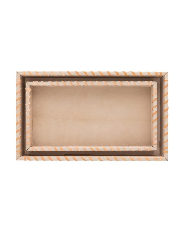 Wrapped Leather Tray Online Sale