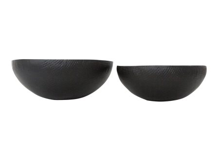 Embossed Black Bowl For Cheap