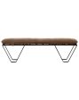 Drew Leather Bench Cheap